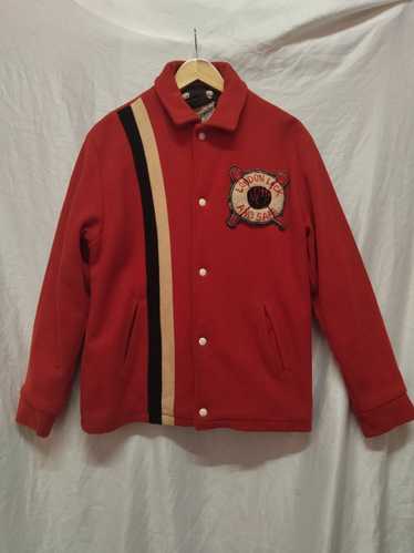 Sportswear × Varsity Jacket × Vintage Distressed … - image 1
