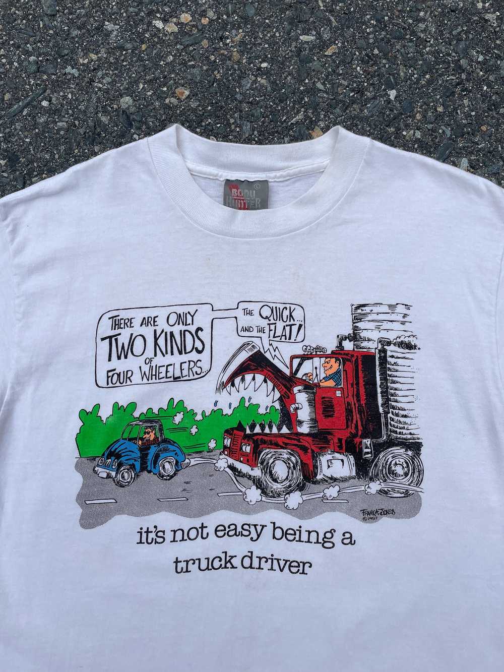 90's Truck Driver T-Shirt—[M/L] - image 2