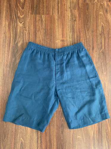 Hermes Hermes Ocean blue Linen Shorts