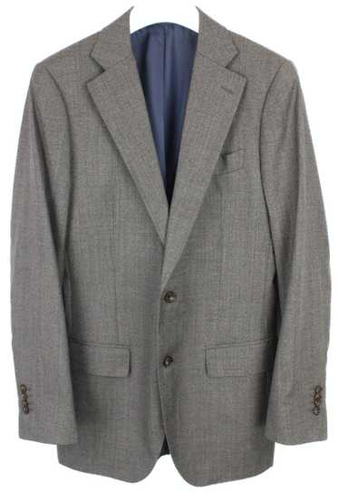 POLİN Wool Monogram Regular Grey Coat Pol24k52001org