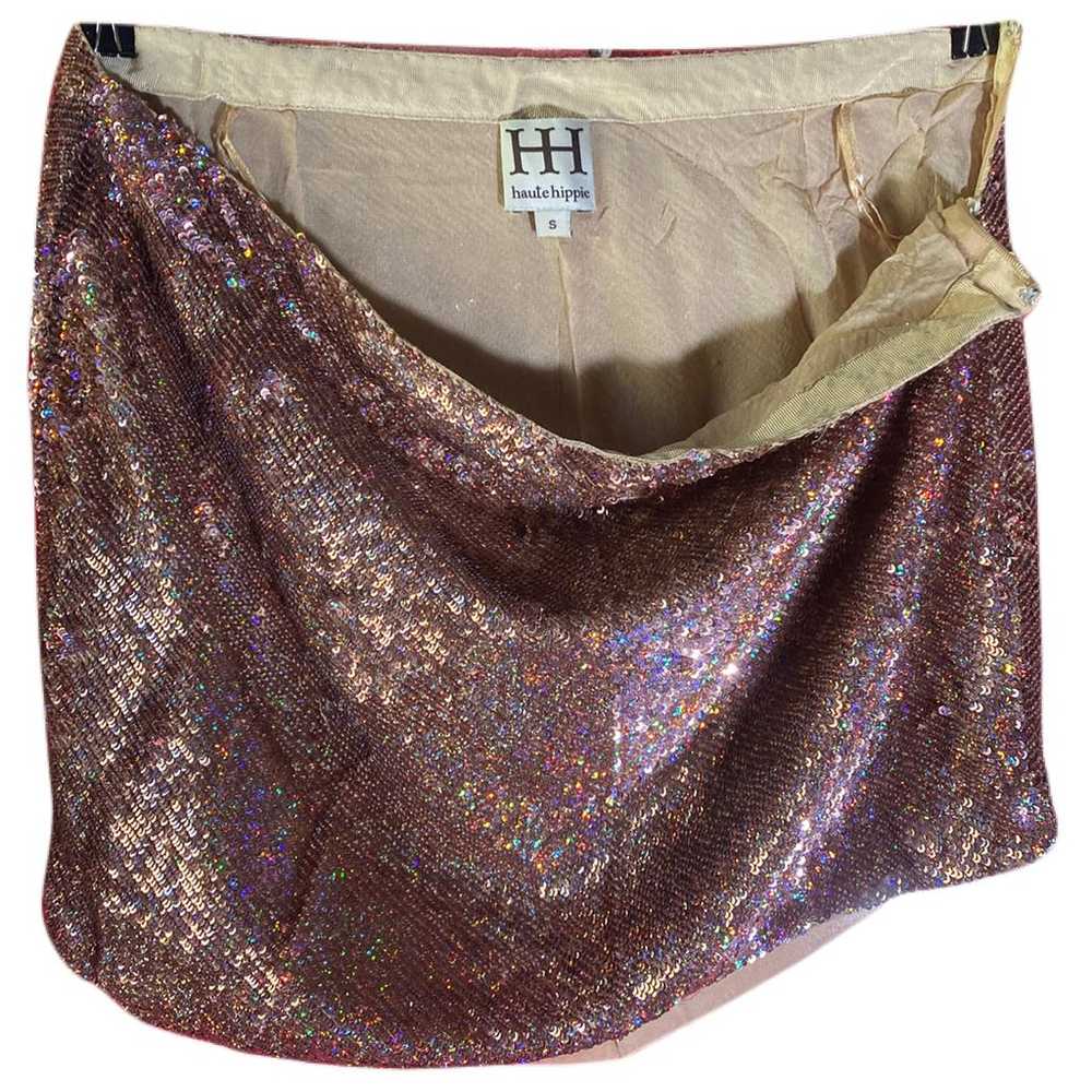 Haute Hippie Silk mini skirt - image 1