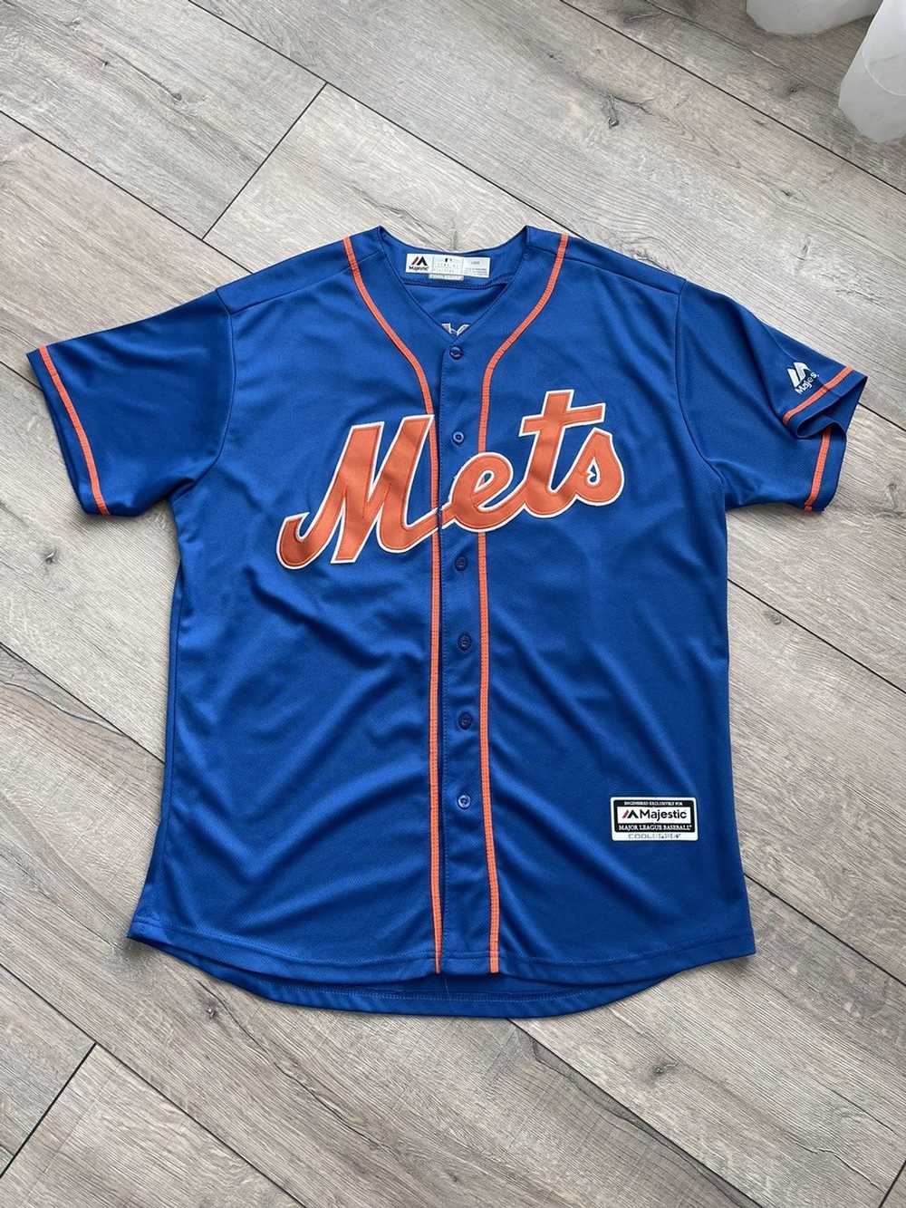 MLB × Majestic × Mets Majestic New York Mats Alon… - image 1