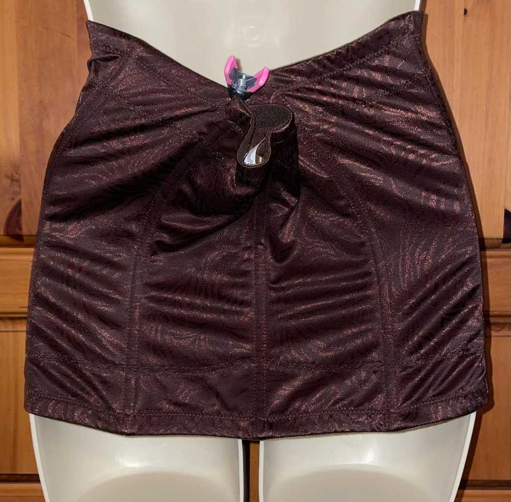 Scrumptious Chocolate Brown Brocade MAIDENFORM Wa… - image 2