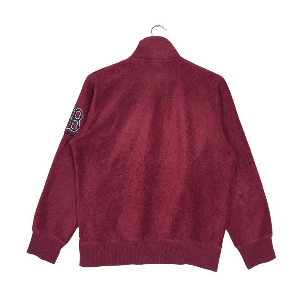 MLB × Uniqlo Vintage Red Sox Boston MLB Half Zip … - image 7