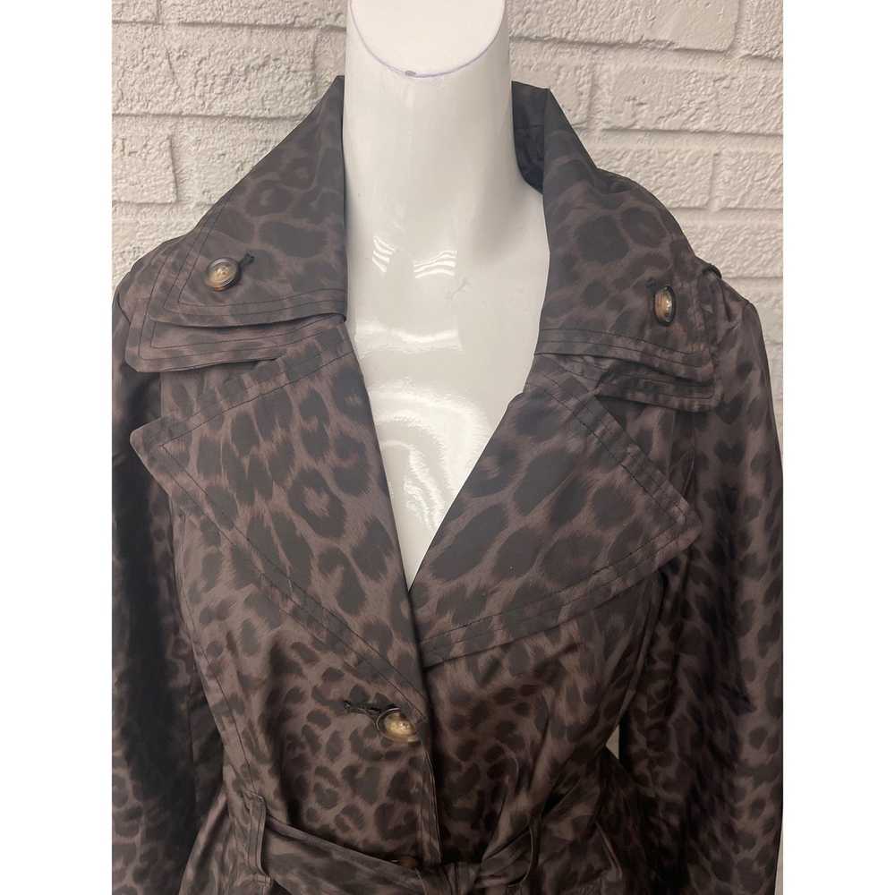 London Fog London Fog Leopard Print Raincoat with… - image 6