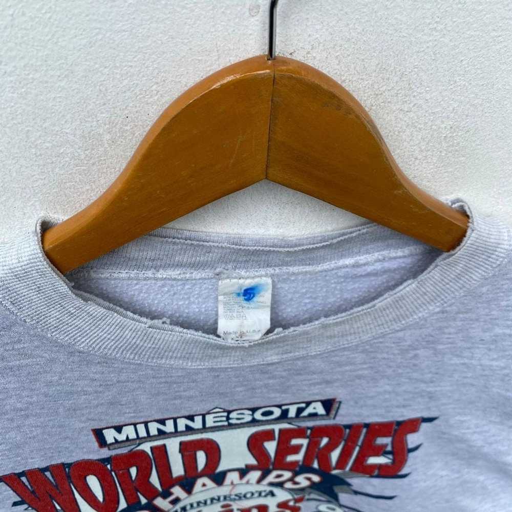 MLB × Vintage VINTAGE DISTRESSED 1991 MINNESOTA T… - image 6