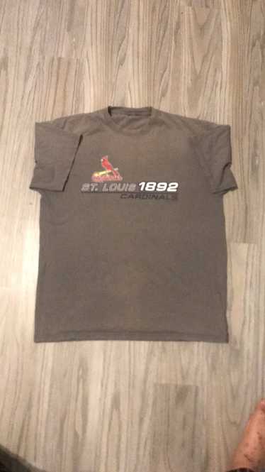 Jr Womens Large 9 / 10 Baseball MLB ST LOUIS CARDINALS Gray Graphic Tee  Shirt on eBid United States