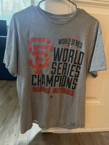 MLB × Vintage 2014 Giants WorldSeries shirt