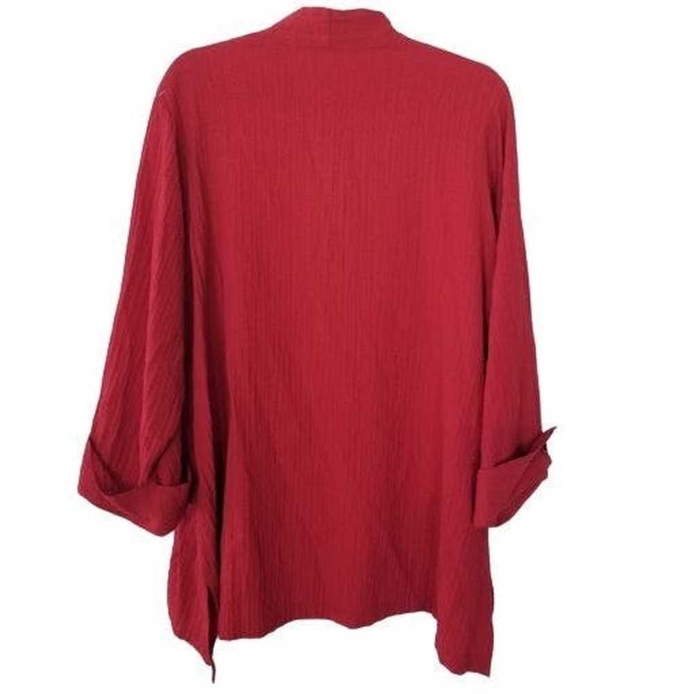 Other Soft Surroundings XL Crepe Long Sleeves V-N… - image 9