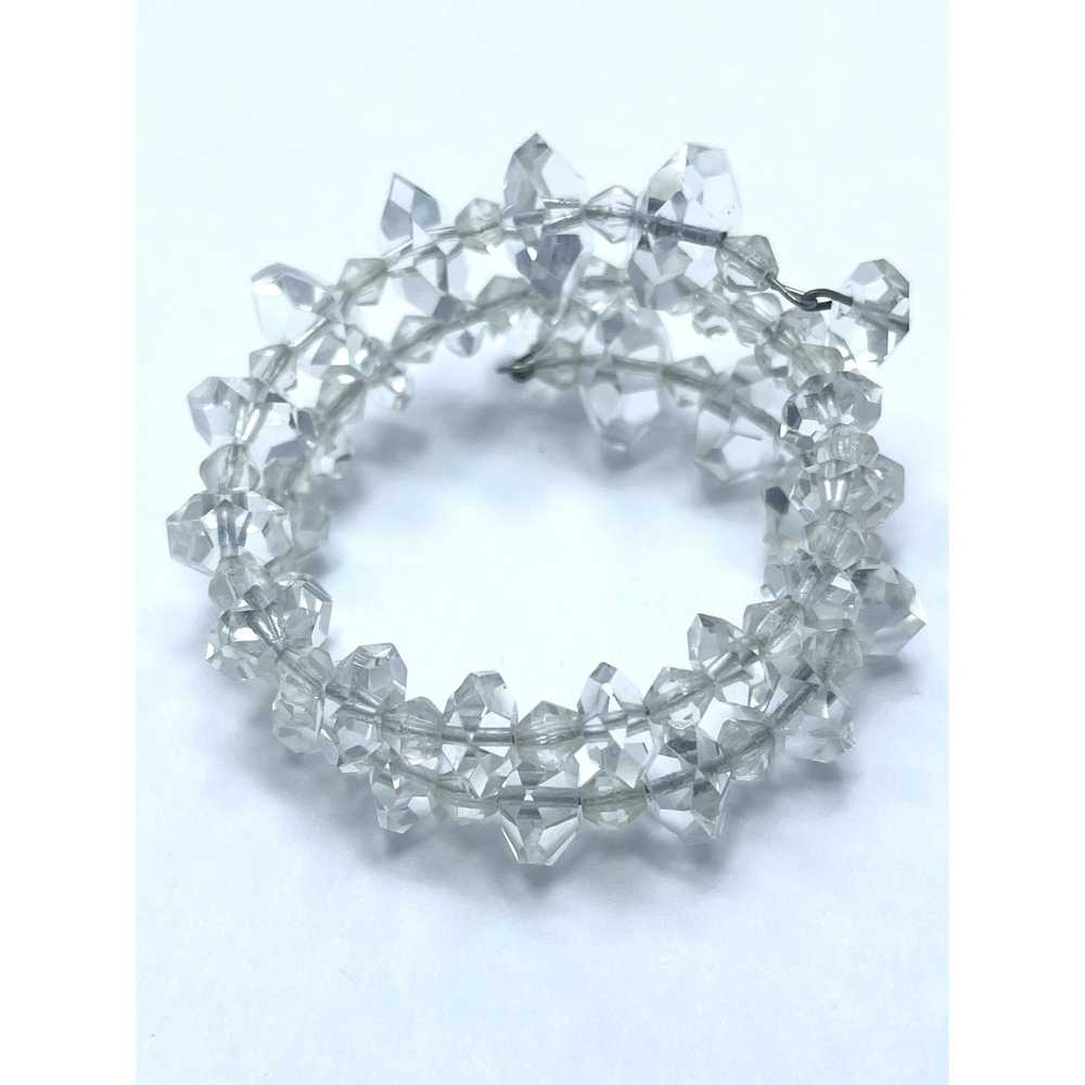 Vintage Vintage Crystal Beaded Wrap Bracelet - image 1