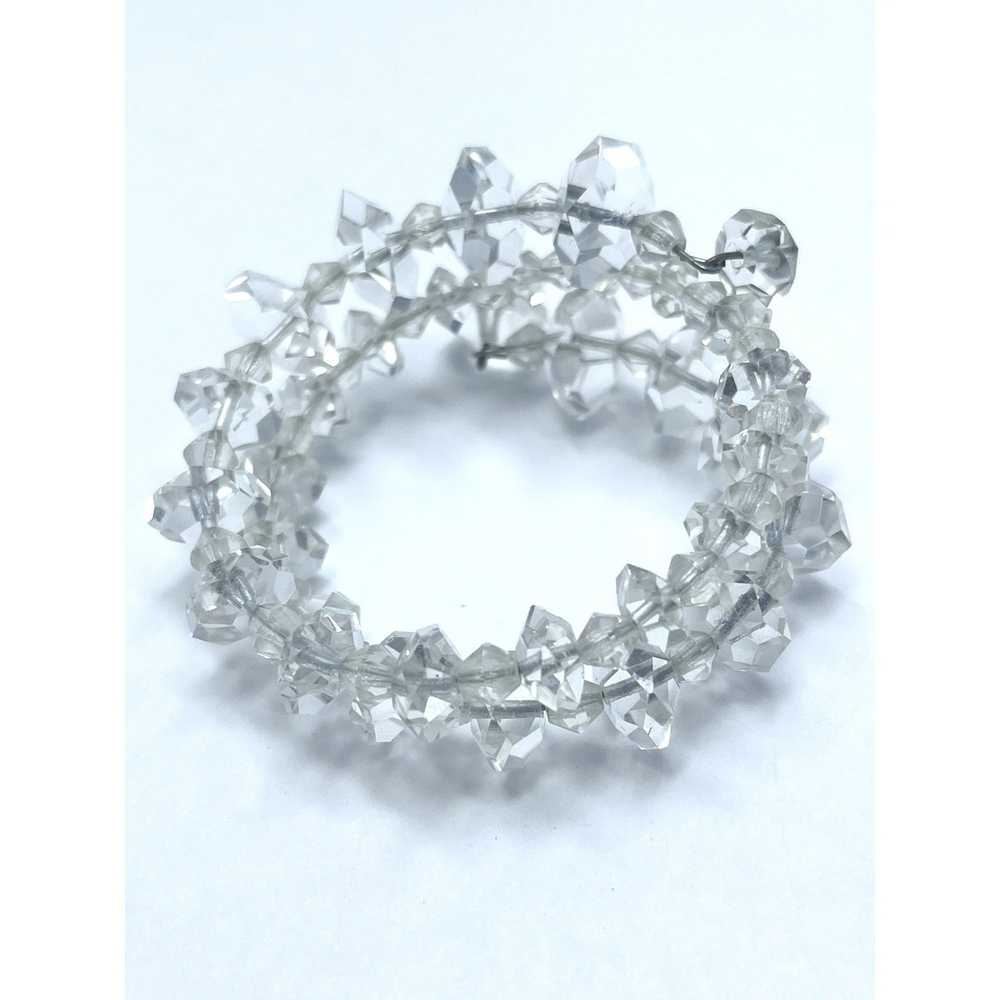 Vintage Vintage Crystal Beaded Wrap Bracelet - image 3