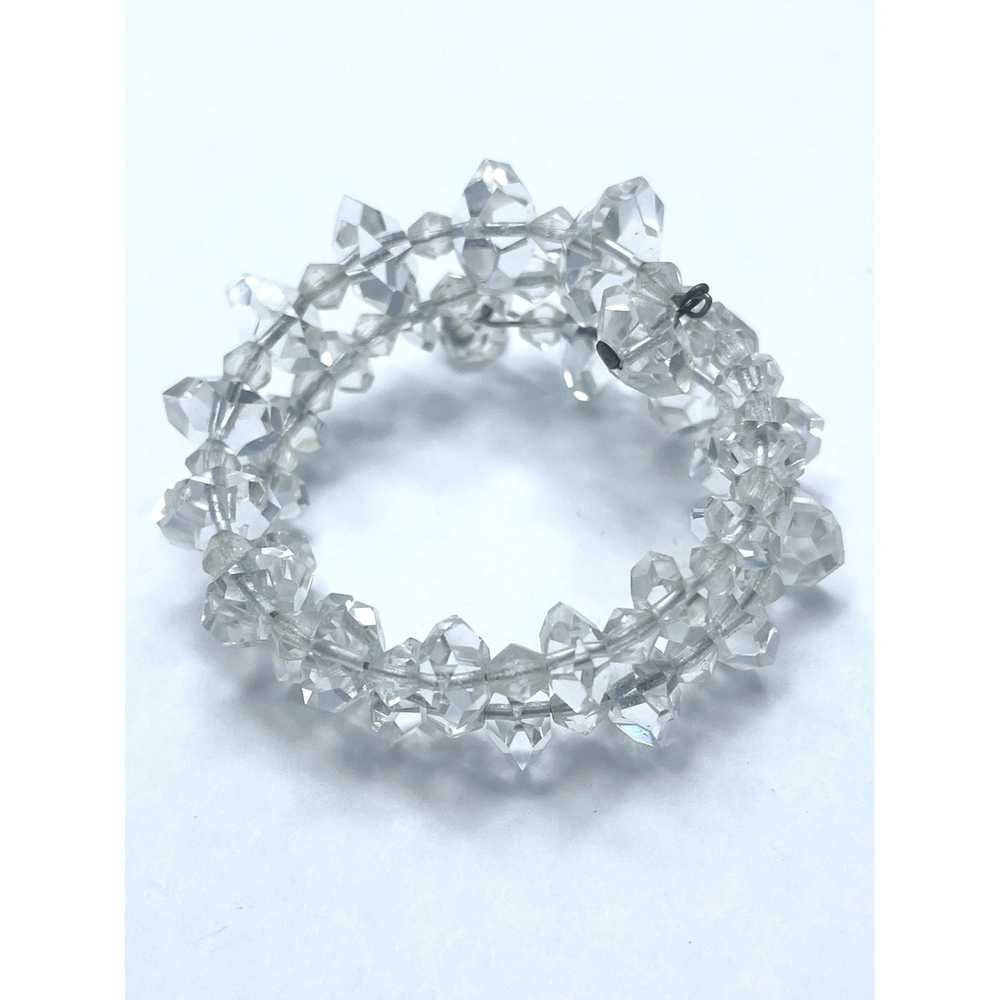 Vintage Vintage Crystal Beaded Wrap Bracelet - image 5