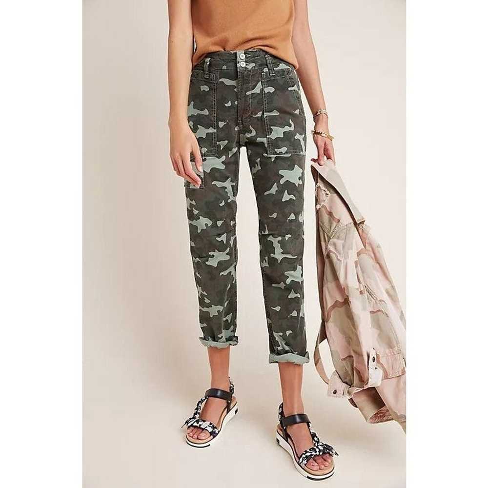 Anthropologie Anthropologie 30 Camo Relaxed Print… - image 1