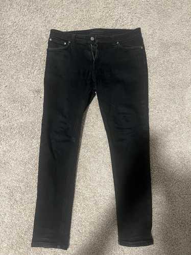 Nudie Jeans Skinny Lin Jet Black