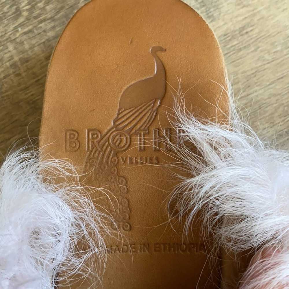 Brother Vellies Brother Vellies Goat Shearling Sl… - image 3
