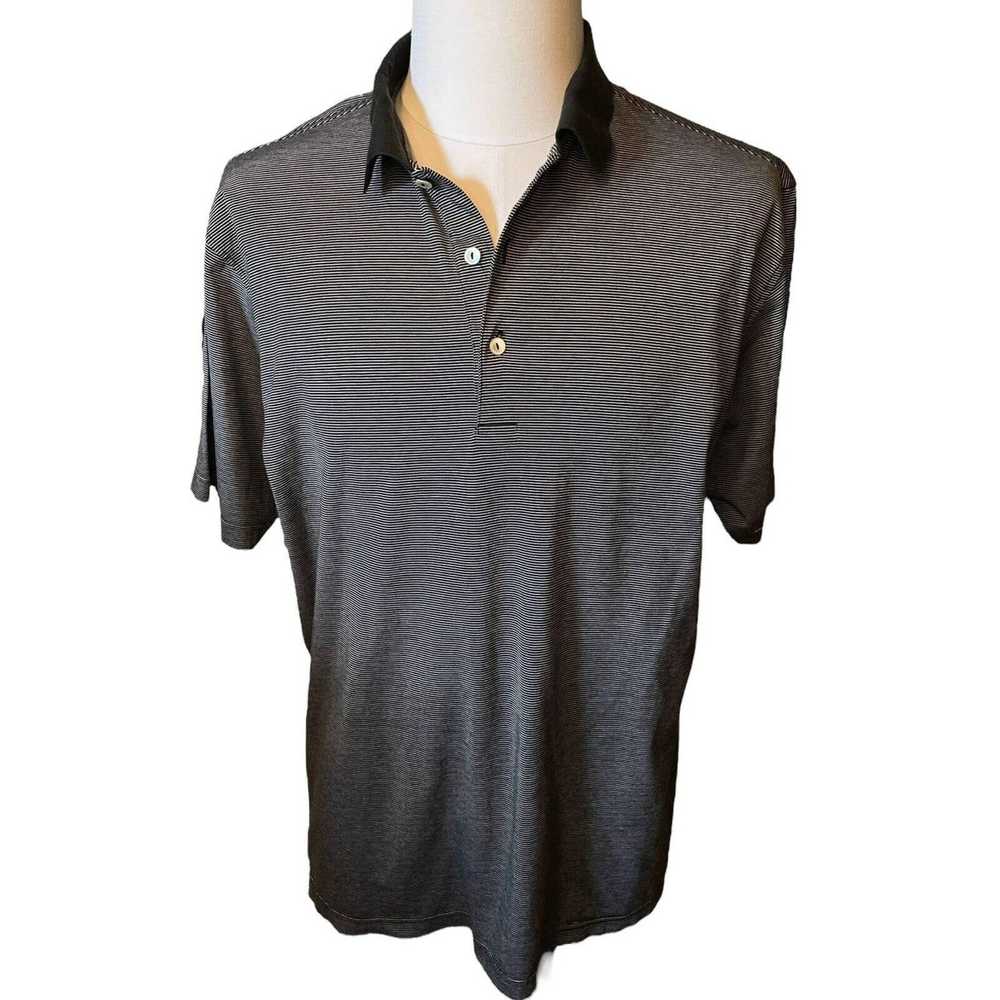 Peter Millar Peter Millar Mens Golf Polo Shirt Bl… - image 1