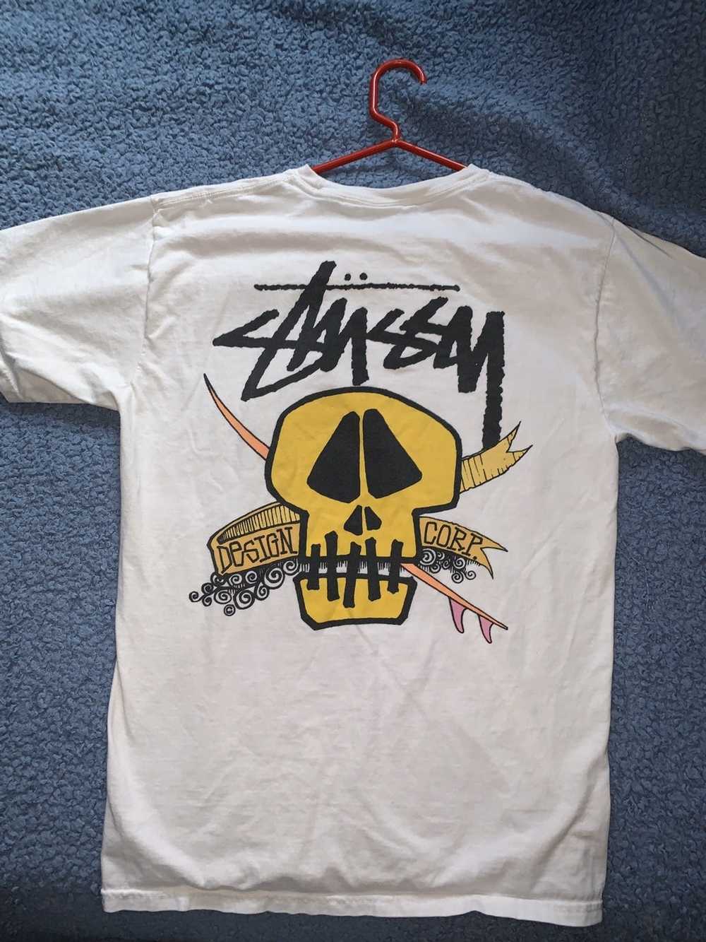 Stussy Stüssy Design Corp. skull tee - image 1