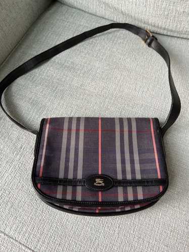 Burberry Burberry blue checked shoulder bag