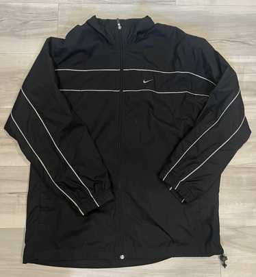 Nike × Vintage vintage nike jacket black + white - image 1