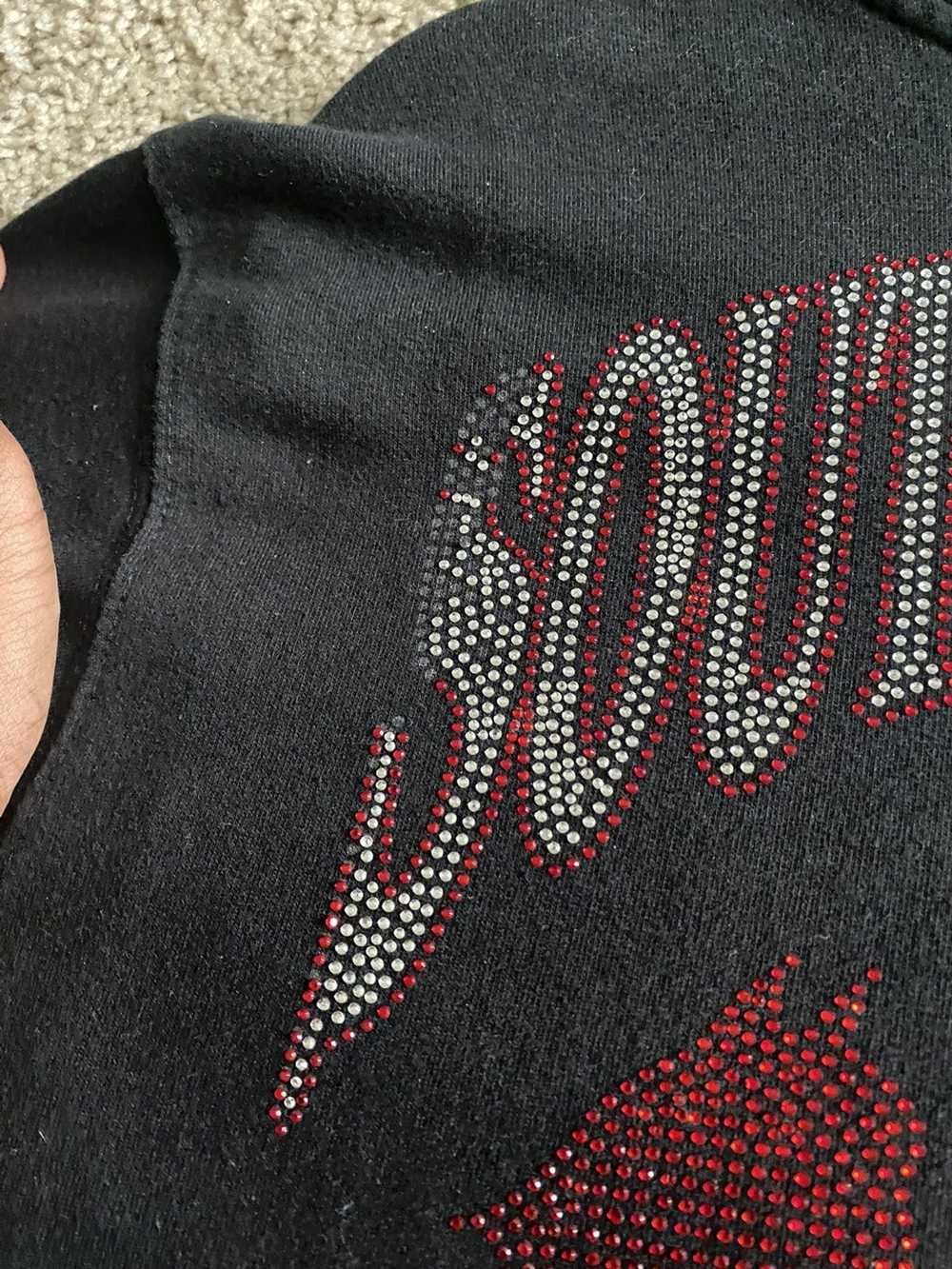 Streetwear South Of Heaven Rhinestone Hoodie - image 3