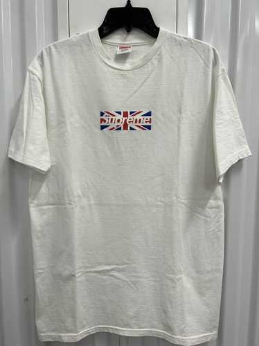 Supreme Supreme Union Jack Box Logo Tee UK