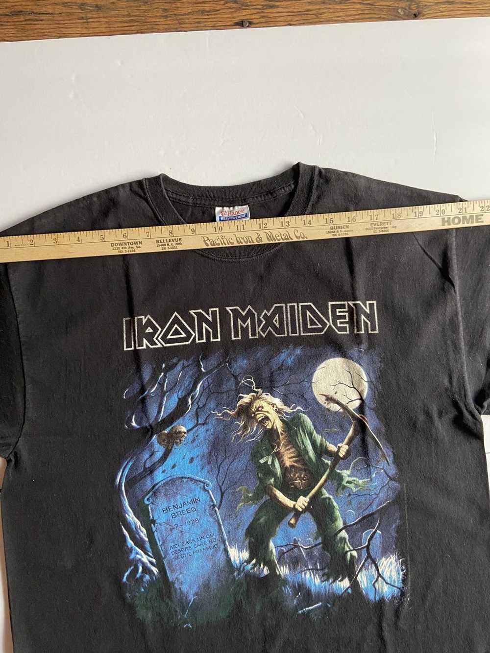 Iron Maiden × Rock Tees × Vintage Vintage Iron Ma… - image 3