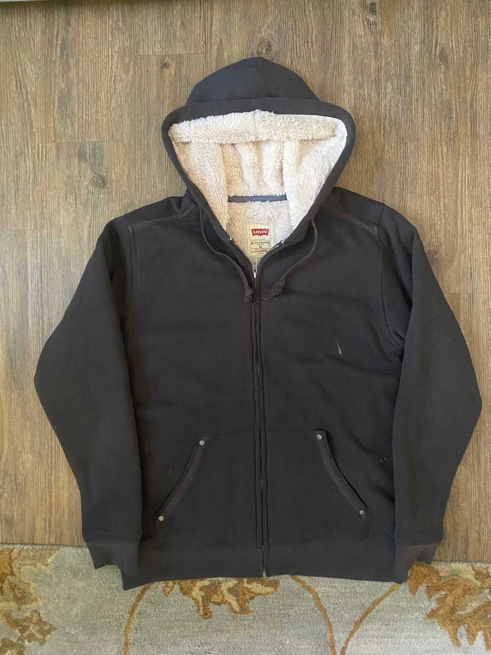 Levi's Levi's Sherpa Lined Zip Up Hoodie - image 1