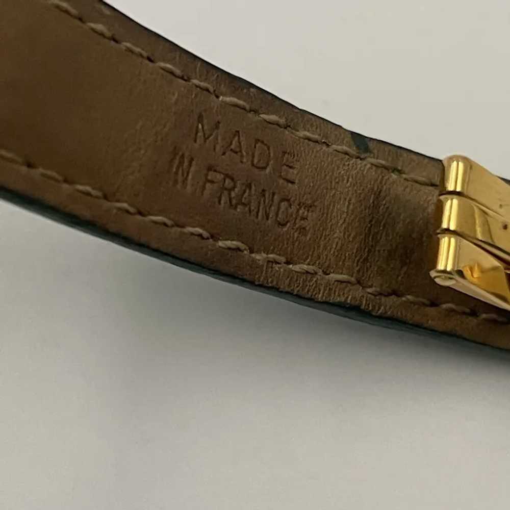 Authentic Cartier Leather Watch Strap with Deploy… - image 10