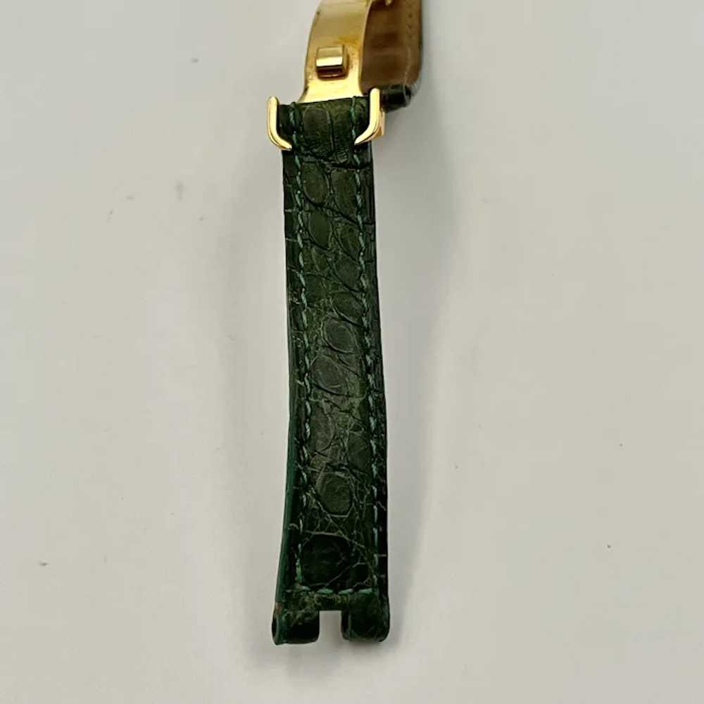 Authentic Cartier Leather Watch Strap with Deploy… - image 3