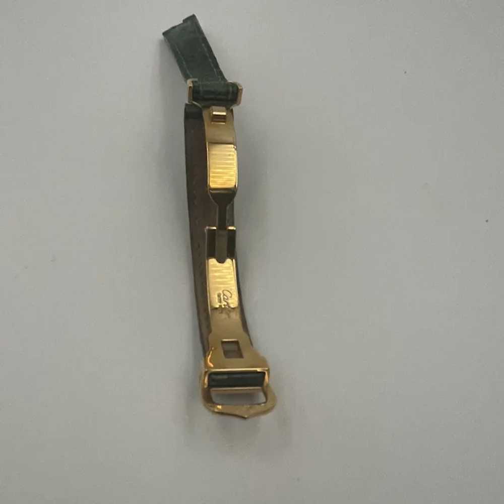 Authentic Cartier Leather Watch Strap with Deploy… - image 6