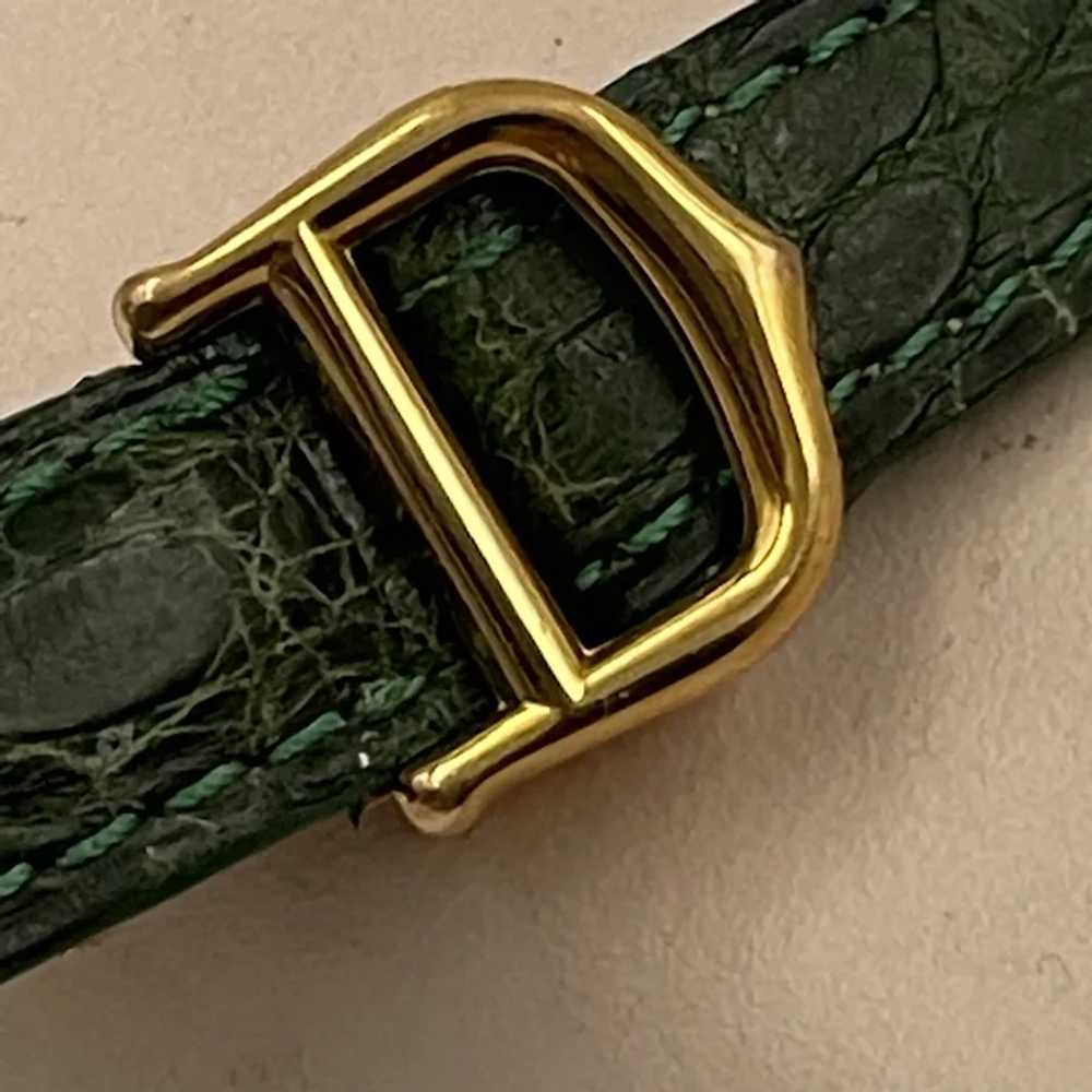 Authentic Cartier Leather Watch Strap with Deploy… - image 8