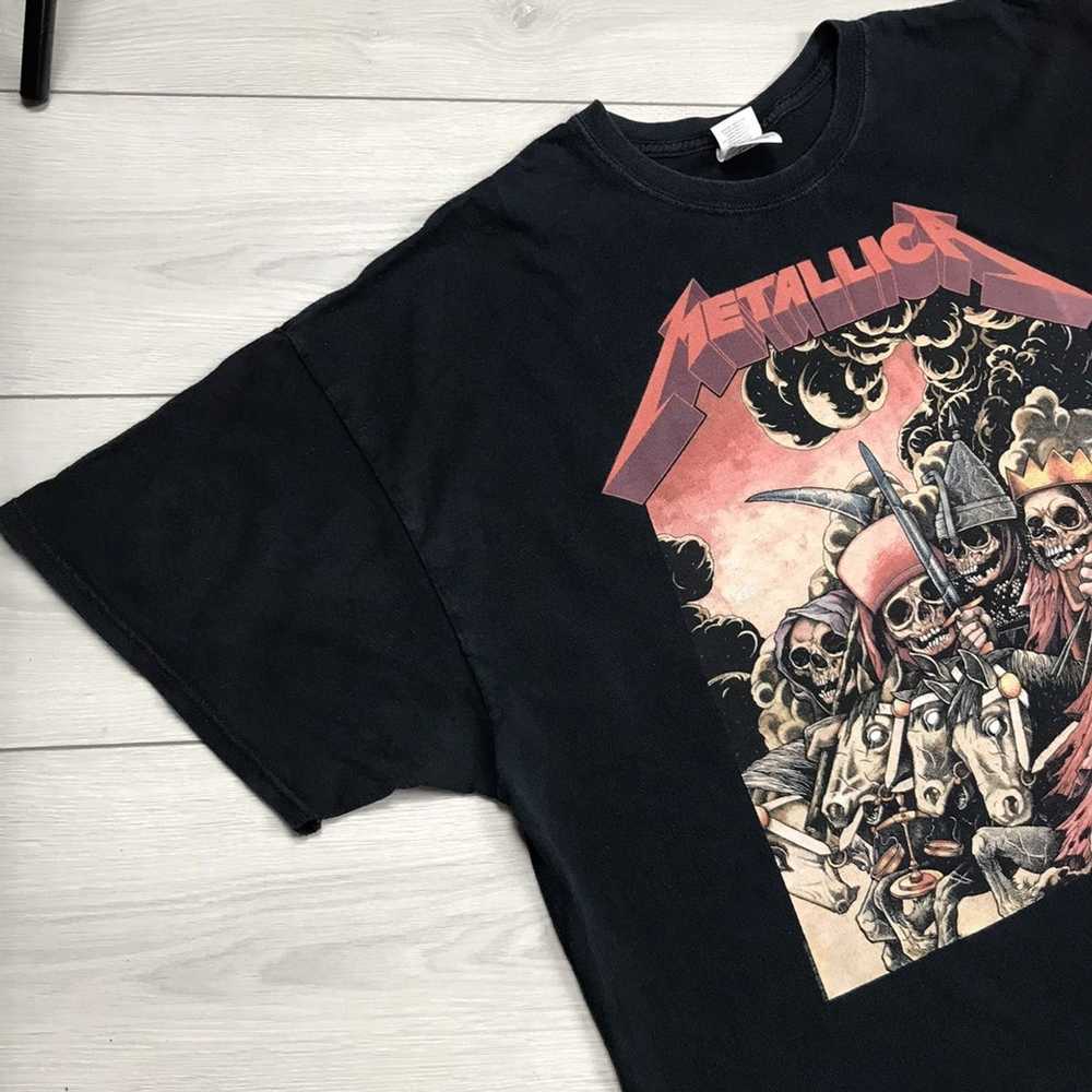 Band Tees × Metallica × Streetwear Men’s Metallic… - image 2