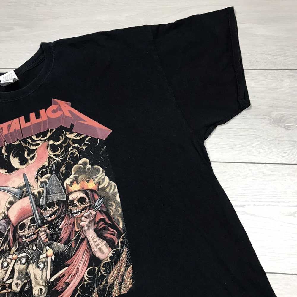 Band Tees × Metallica × Streetwear Men’s Metallic… - image 3