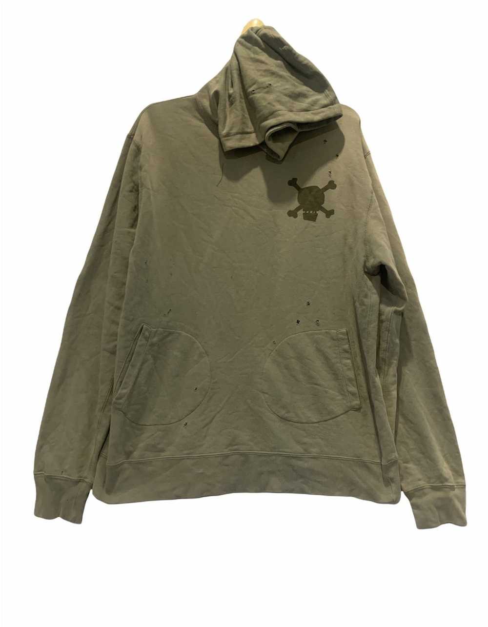 Stussy STUSSY SKULL DISTRESSED HOODED - Gem