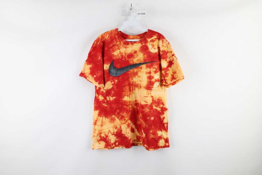 Nike × Vintage Nike Athletic Cut Acid Wash Big Lo… - image 1