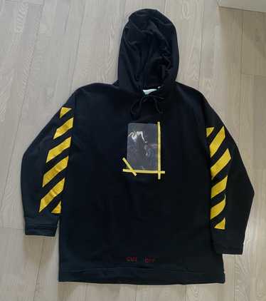 Off-White Off-White Logo Printed Drawstring Hoodie