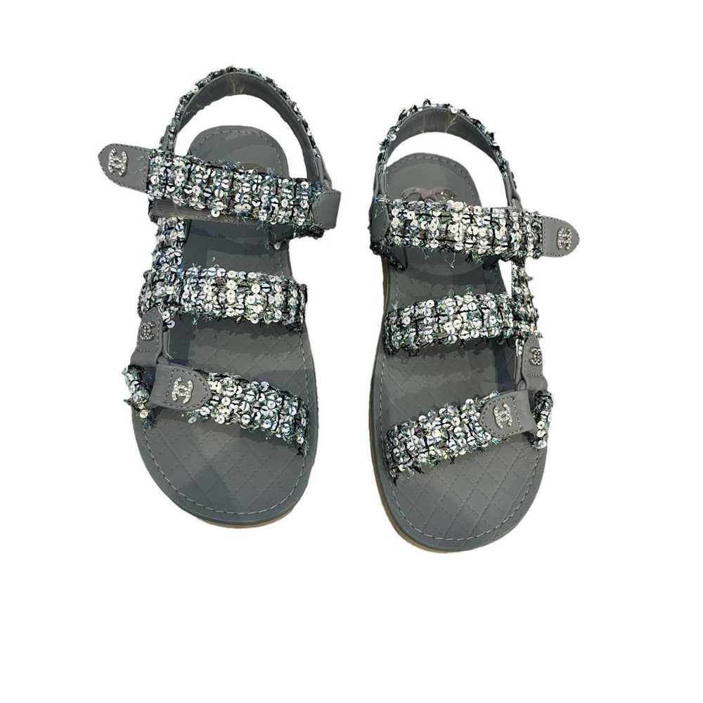 Chanel Dad Sandals tweed sandal - image 1