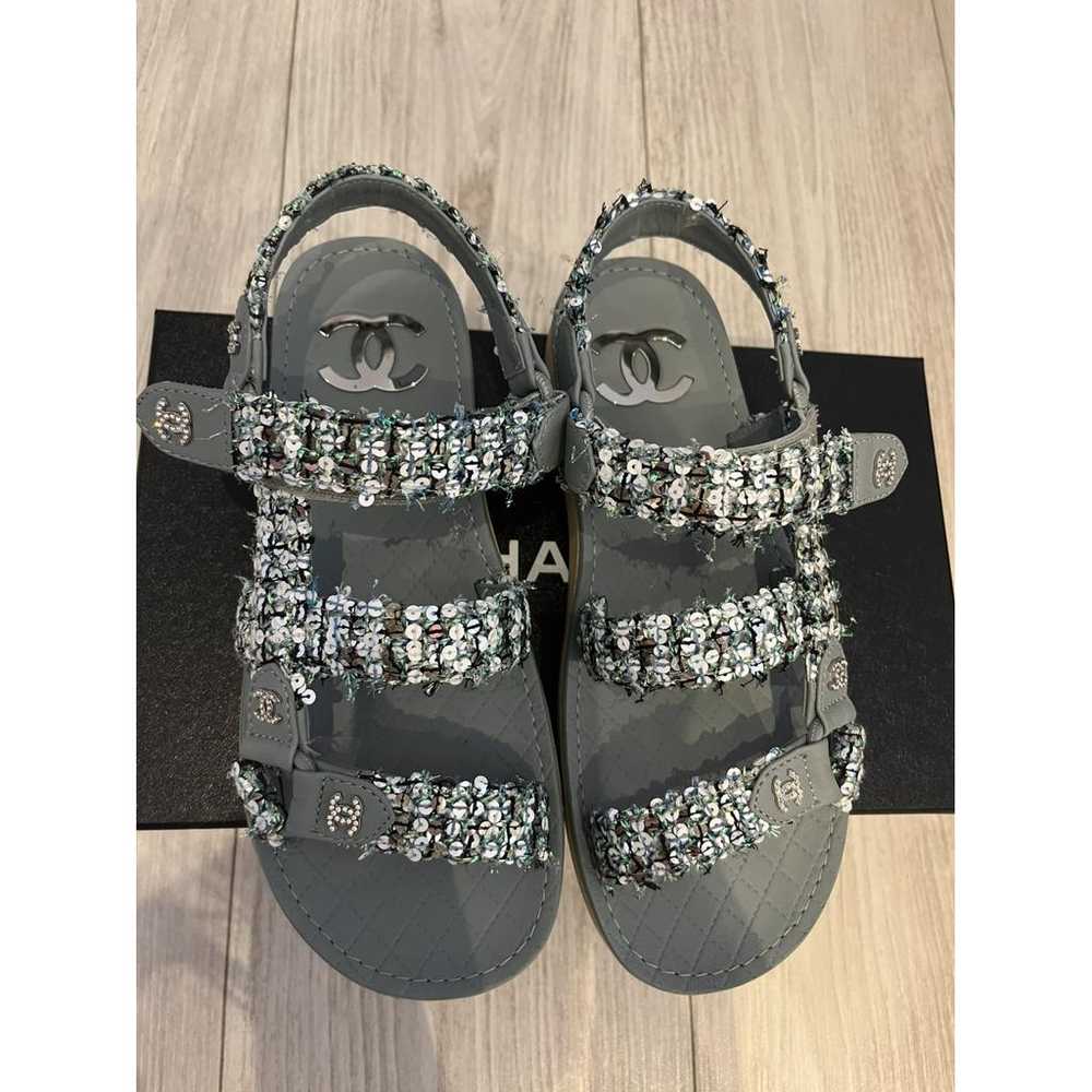 Chanel Dad Sandals tweed sandal - image 2