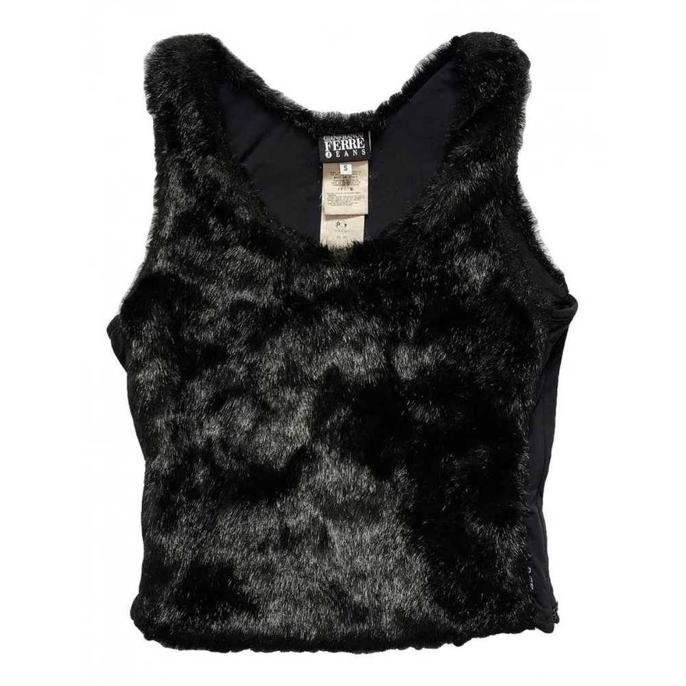 Gianfranco Ferré Faux fur corset - image 1