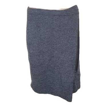 Anthropologie Wool mid-length skirt