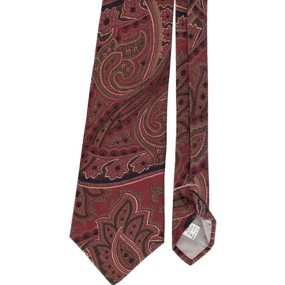 Pierre Cardin Paisley Necktie 59 Inches Long - image 1