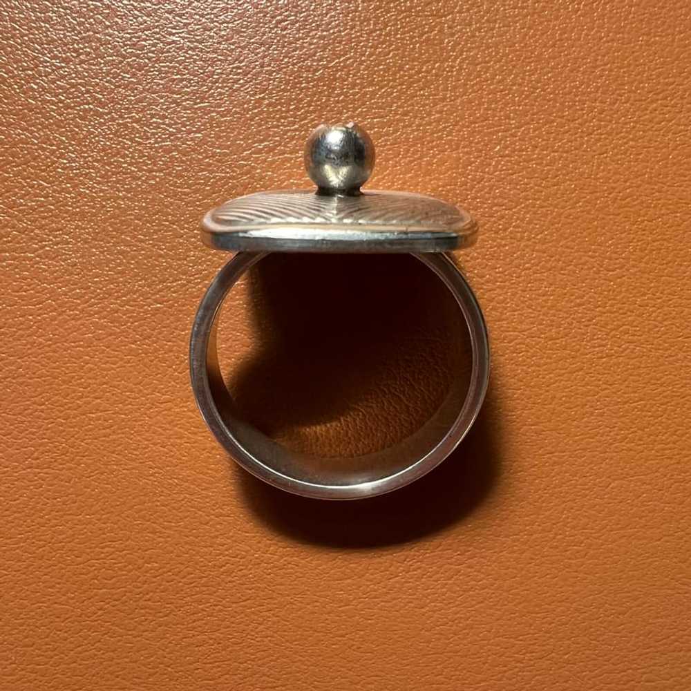Vintage Silver Marjorie Baer Ring - image 2