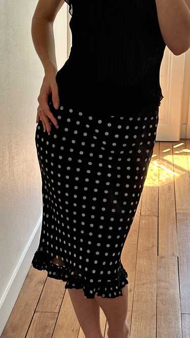 Vintage Maje polka dots skirt - image 1