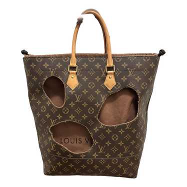 Louis Vuitton Plat by Rei Kawakubo leather tote - image 1