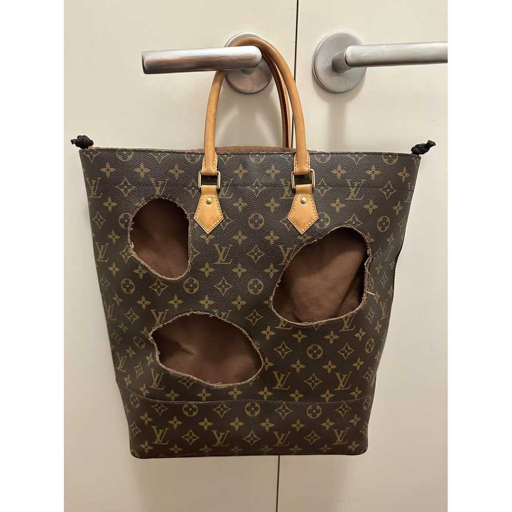 Louis Vuitton Plat by Rei Kawakubo leather tote - image 2