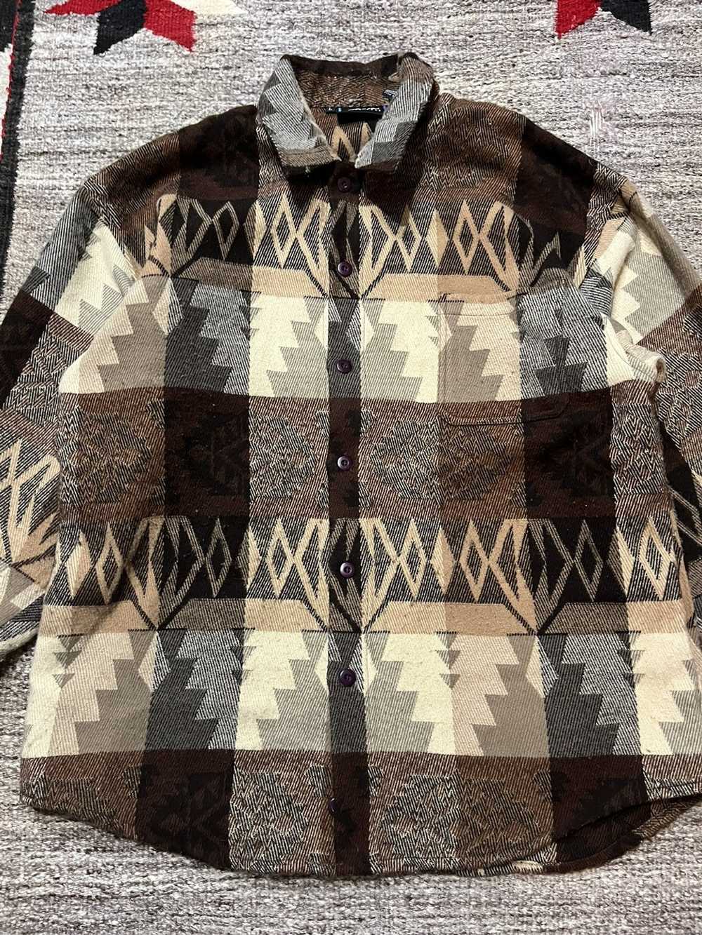 Vintage Vintage Aztec pattern shirt - image 2