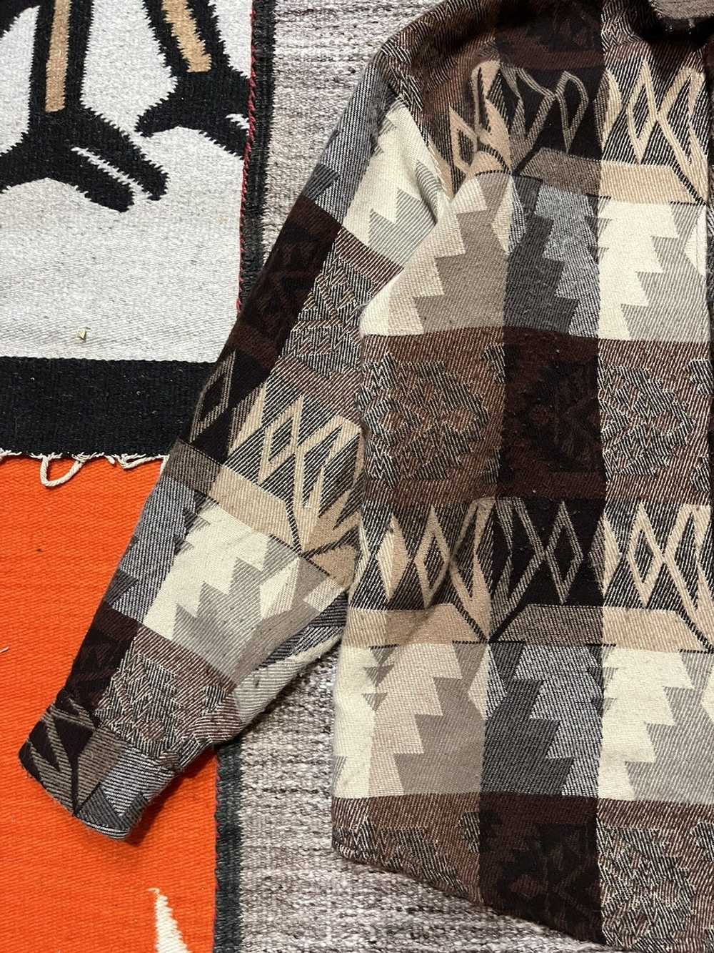Vintage Vintage Aztec pattern shirt - image 4