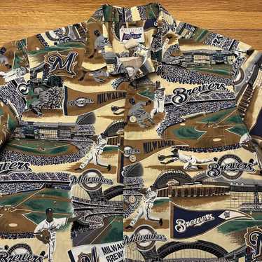 Milwaukee Brewers Reyn Spooner Hawaiian Shirts, Brewers Reyn Spooner Shirt,  Reyn Spooner Merchandise