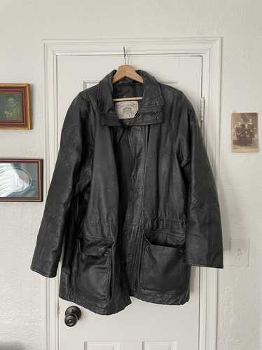 John Ashford × Leather Jacket × Vintage Vintage 90