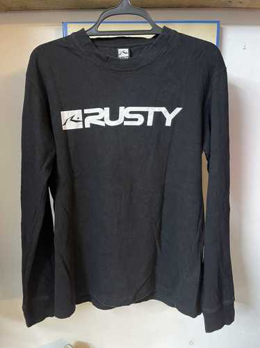 Rusty × Streetwear × Surf Style RUSTY SURF BLACK L